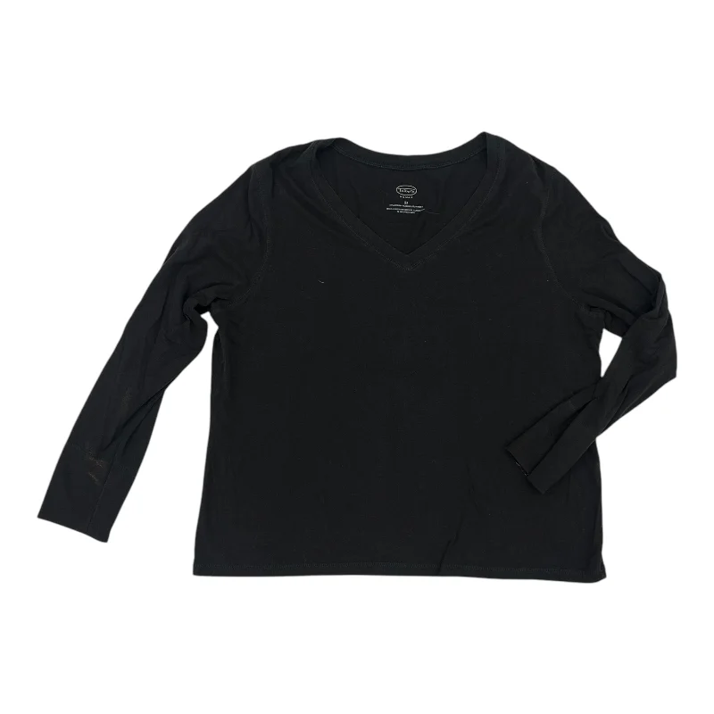 Top Ls By Talbots In Black, Size:2X