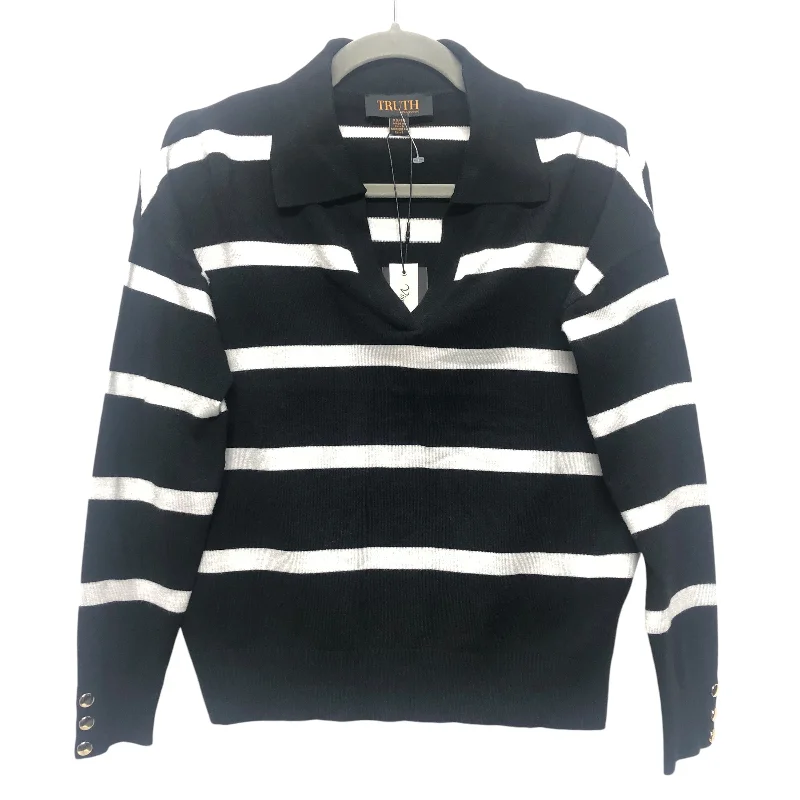 Sweater By Truth In Black & White, Size:Xs