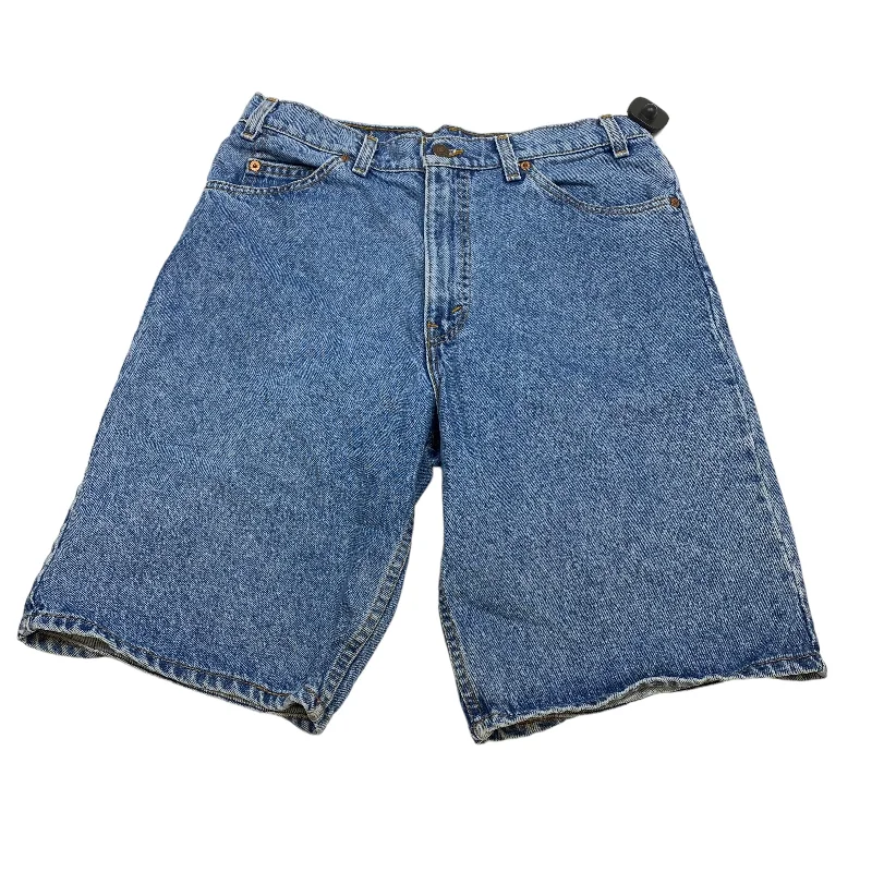 Blue Denim Shorts Levis, Size 16