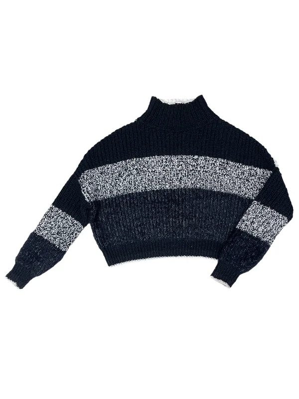 Sweater By Free People In Black & White, Size: S