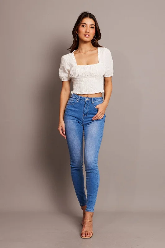 Today Only Denim Skinny Jean High Rise