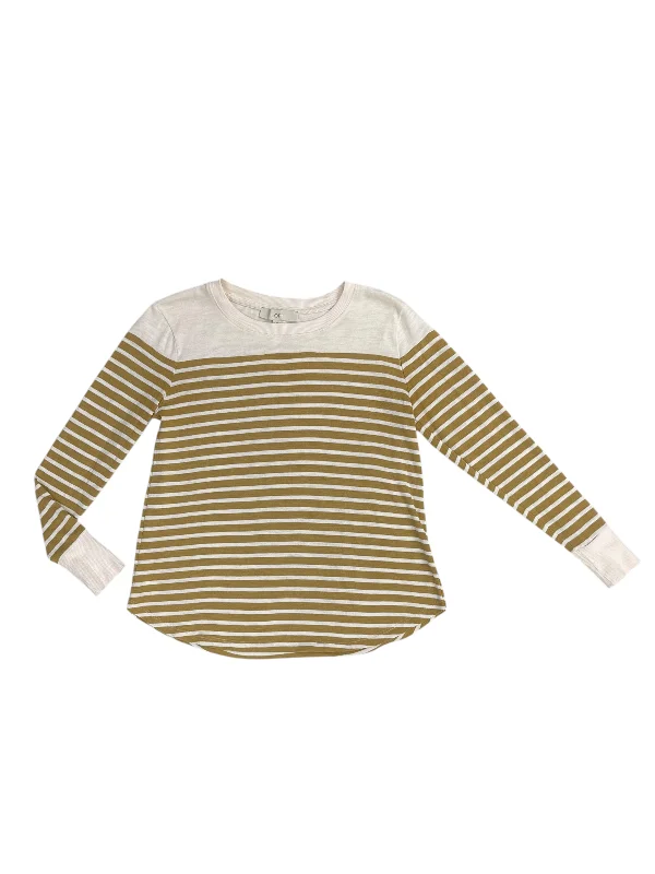 Top Long Sleeve By Loft In Yellow, Size: M