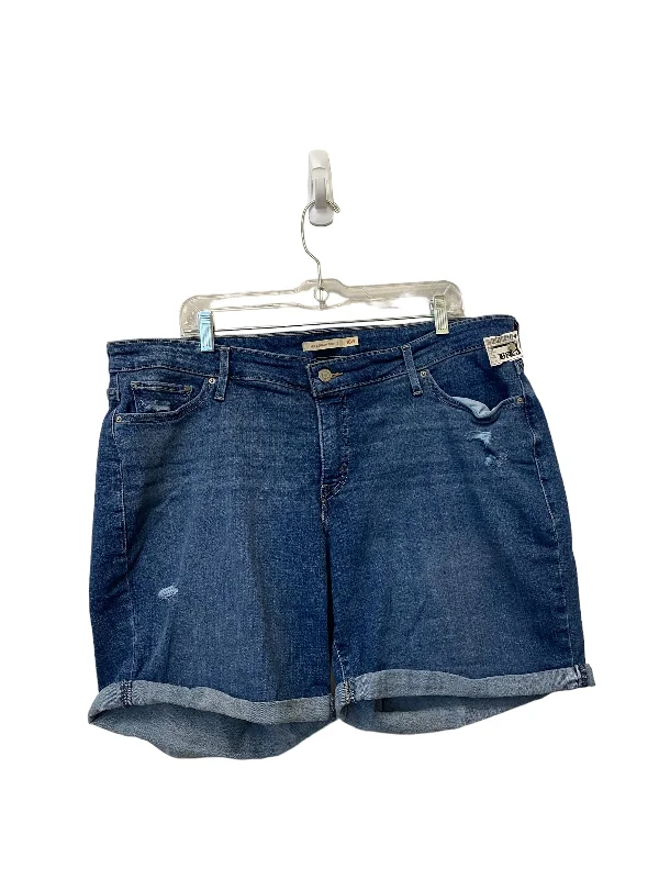 Blue Denim Shorts Levis, Size 18w