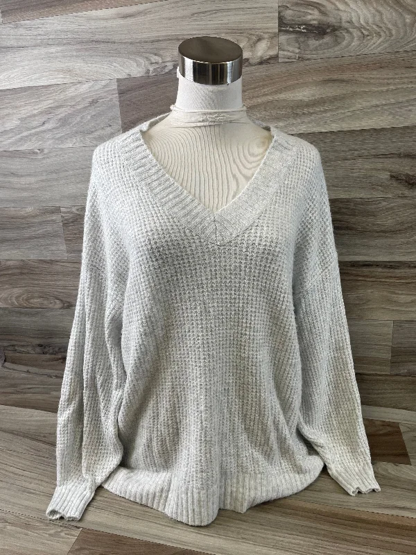 Sweater By American Eagle In Grey, Size: S