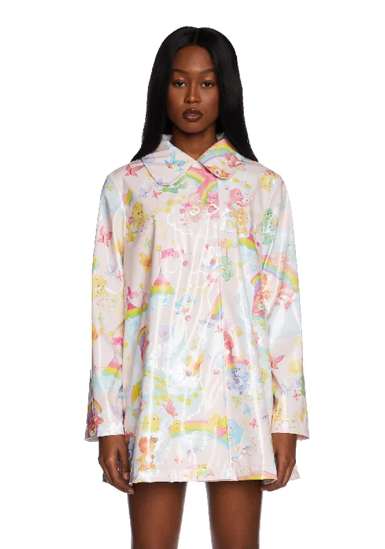 Shop Our Looks Brighten The World Vinyl Raincoat