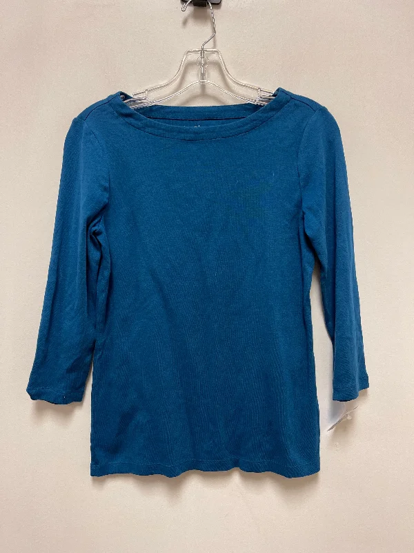 Top Long Sleeve By Chicos In Blue, Size: S