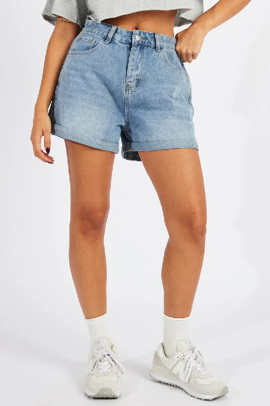 Trendy New Clothes Denim Short Jeans High Rise