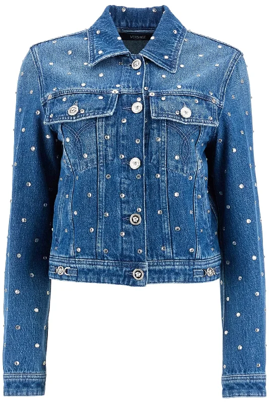 Refined Simplicity Versace Women's "Starry Sky blue Jacket