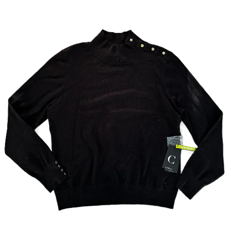 Sweater By Cyrus Knits In Black, Size: Xl