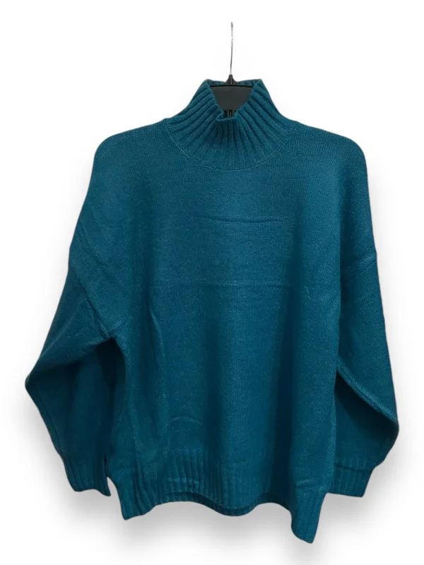 Sweater By Cmc In Teal, Size: L