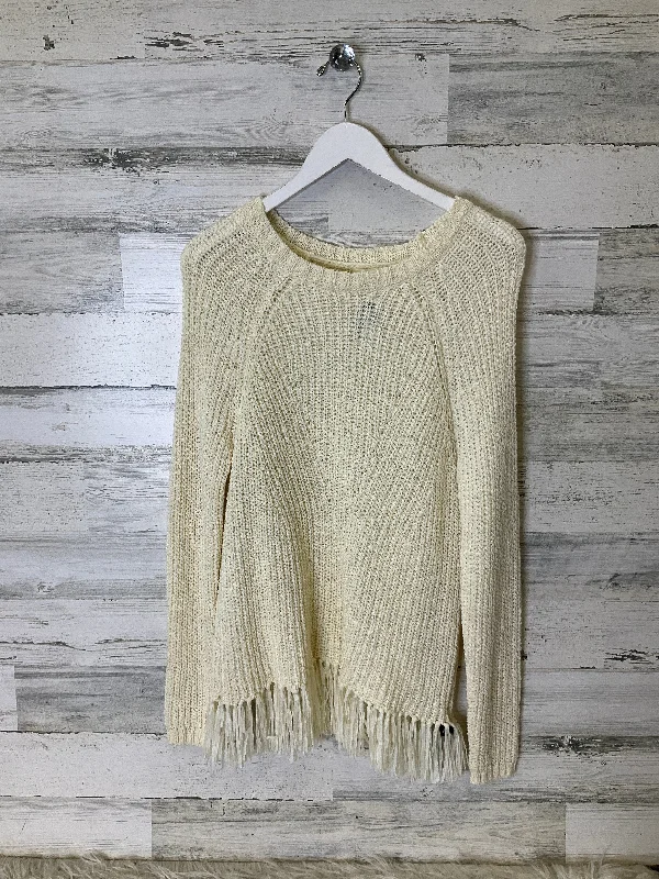 Sweater By H&m In Ivory, Size: S