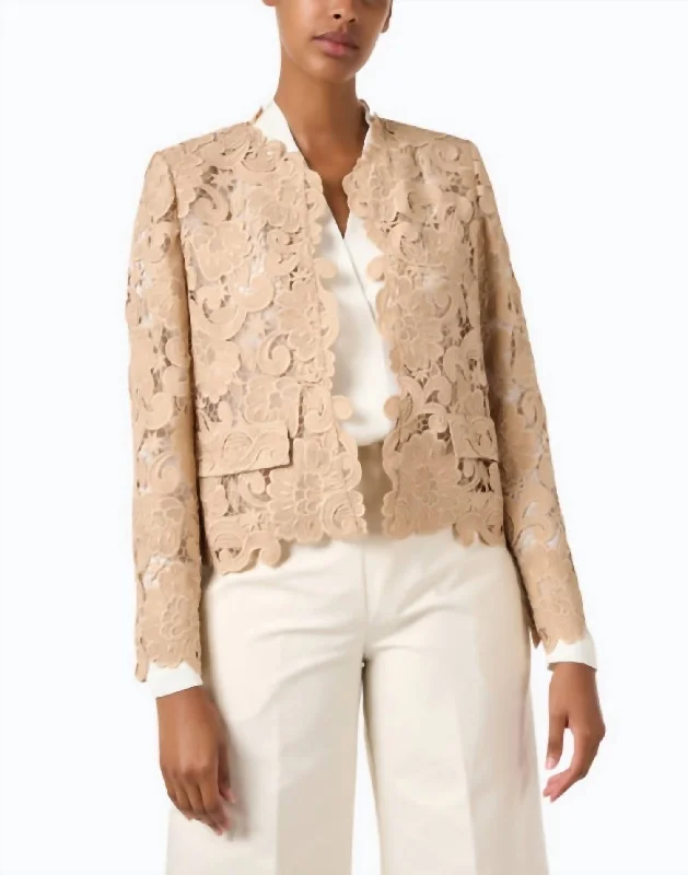 Shop Sales Kaiya Lace Jacket In Teak