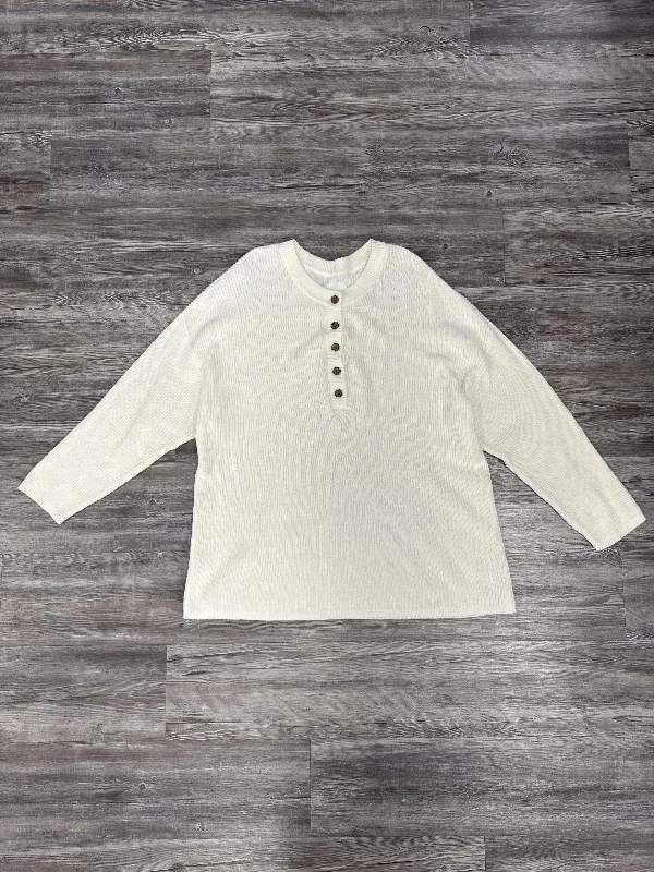 Sweater By Aerie In White, Size: Xl