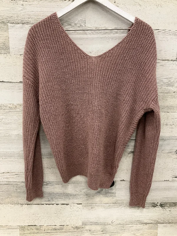 Sweater By Love Tree In Mauve, Size: M