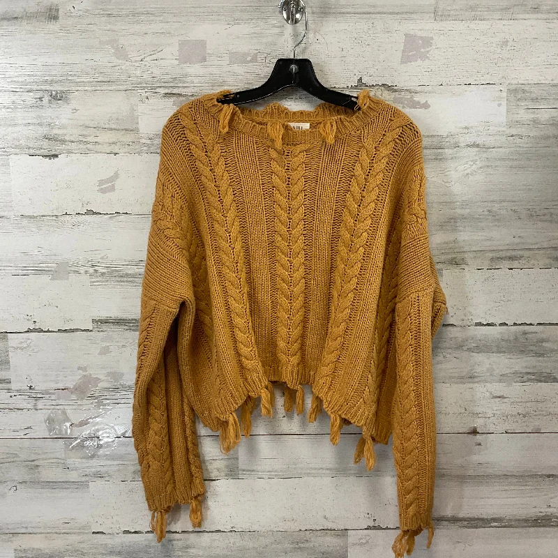 Sweater By Fashion On Earth In Tan, Size: M