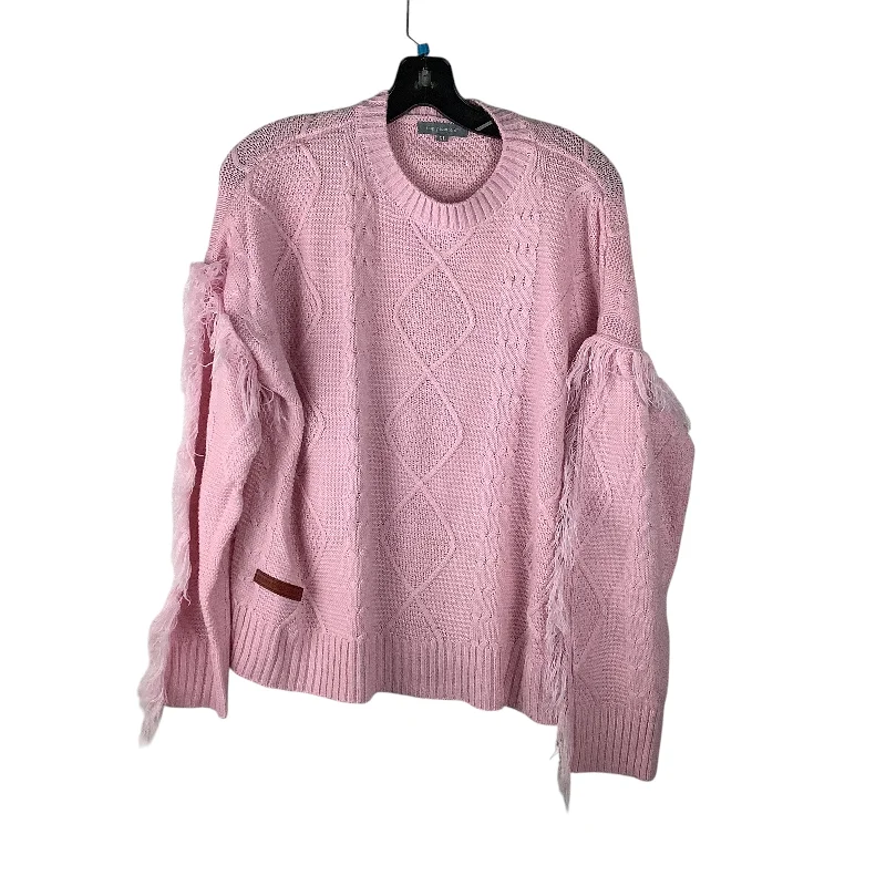 Sweater By Simply Southern In Pink, Size: Xl