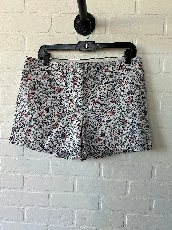 Grey & White Shorts Loft, Size 10