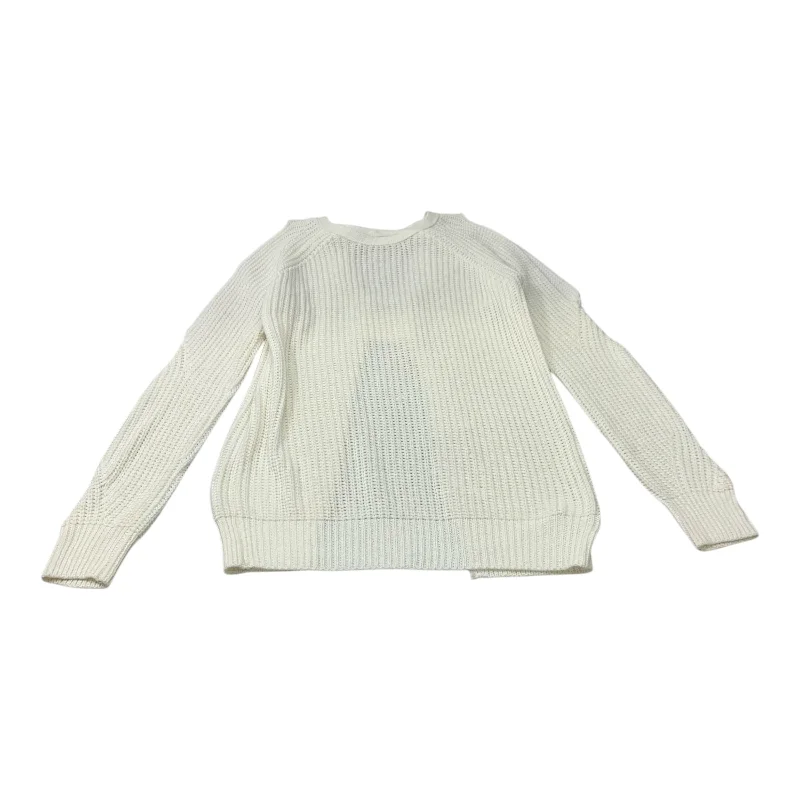 Sweater By Vestique In White, Size: M