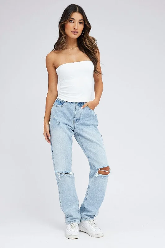 Fashionista Favorites Denim Dad Jean High Rise