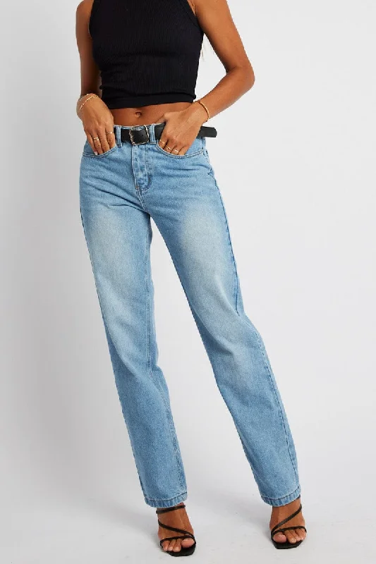 Huge Savings On Parisian Styles Denim Straight Jean High Rise