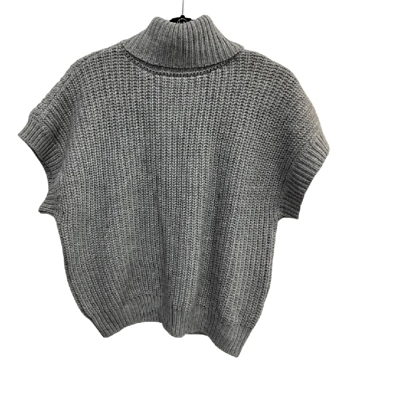 Sweater Short Sleeve By Marled In Grey, Size: S