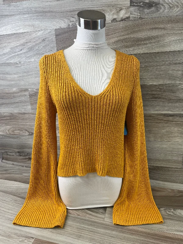 Sweater By Forever 21 In Yellow, Size: S