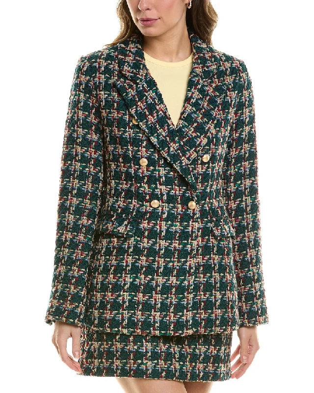 Stylish Spring Fashion FATE Tweed Blazer