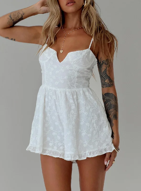 Flash Deals Jaziel Romper White