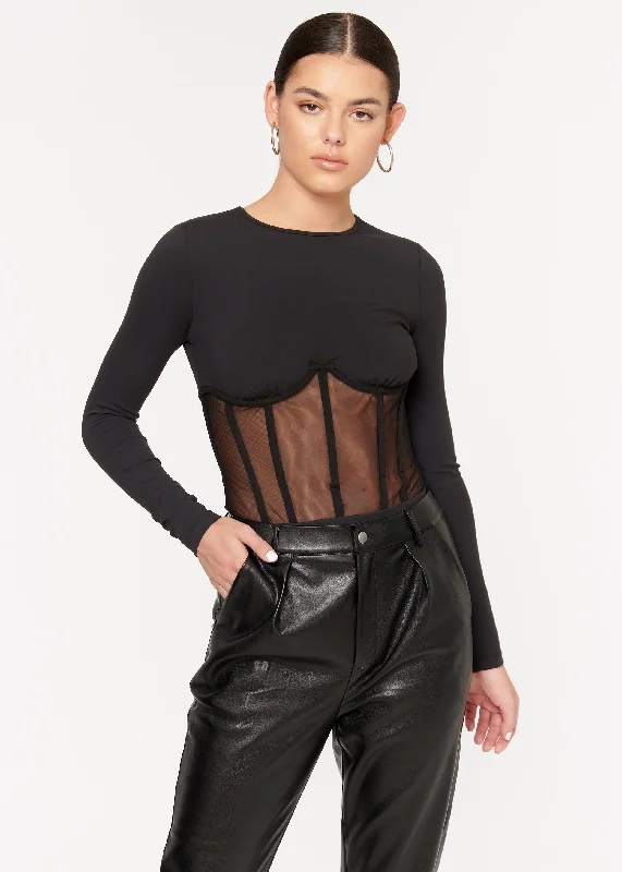 Style Upgrade Zoma Bodysuit Black