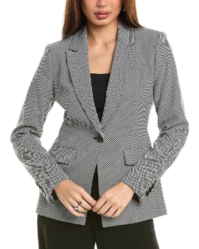 Women's Urban Fashion Elie Tahari Check Blazer