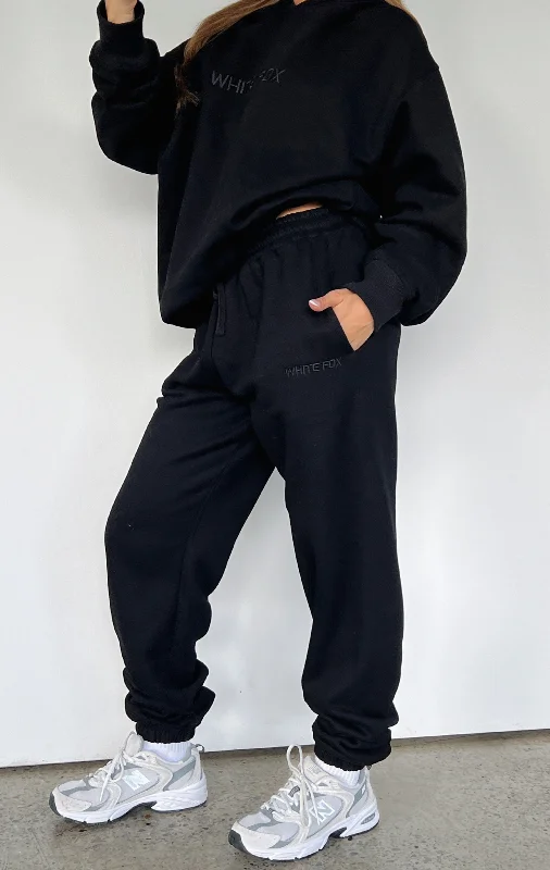 Vintage Inspired Fashion Sale Stay Lifted Sweatpants Black