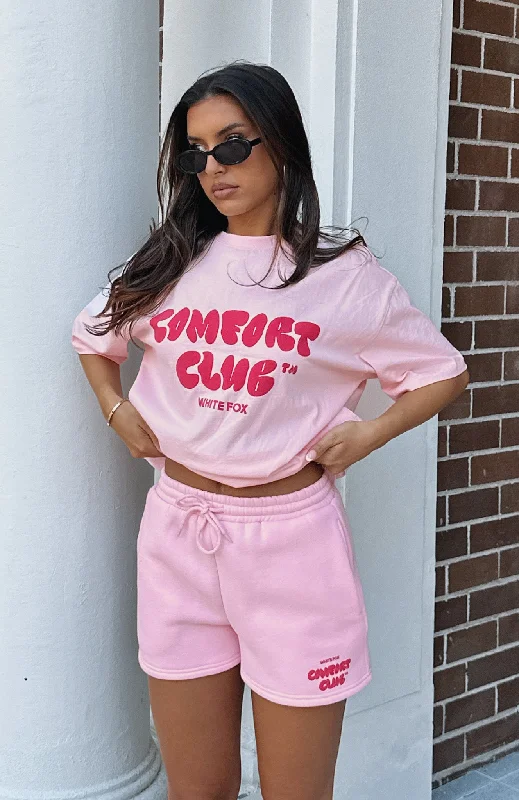 Now On Sale For Chic Urban Styles Comfort Club Oversized Tee Bon Bon