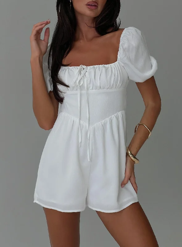 Huge Markdowns Rooney Romper White