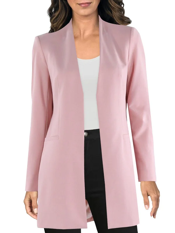 Special Offers, Don't Miss Womens Collarless Suit Separate Open-Front Blazer