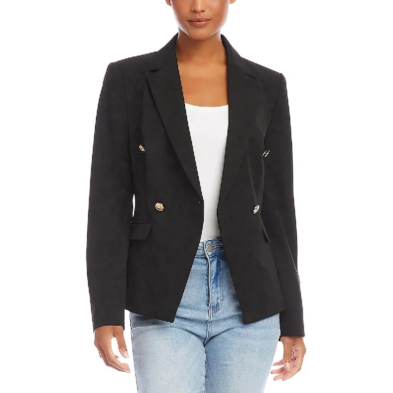 Absurdly Cheap Sale Womens Shoulder Pads Fitted One-Button Blazer