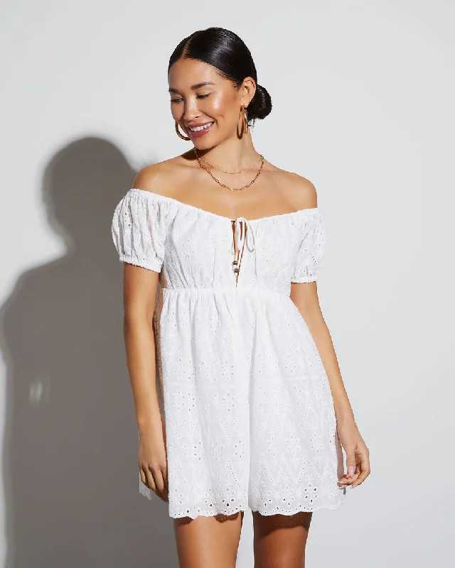 Comfort Centric Apparel Enchanted Escape Eyelet Romper