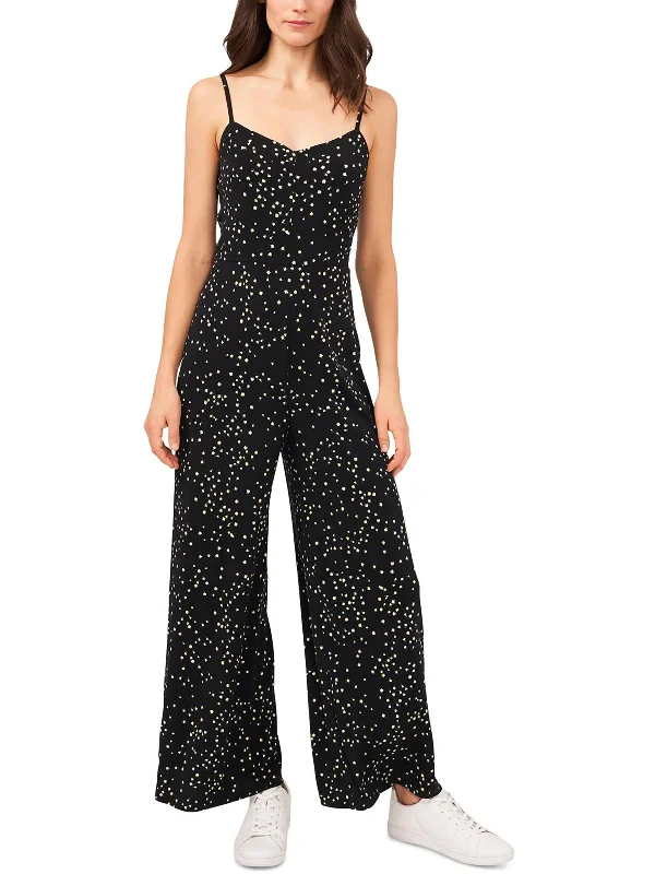 Best Sellers Womens Knit Ditsy Floral Jumpsuit