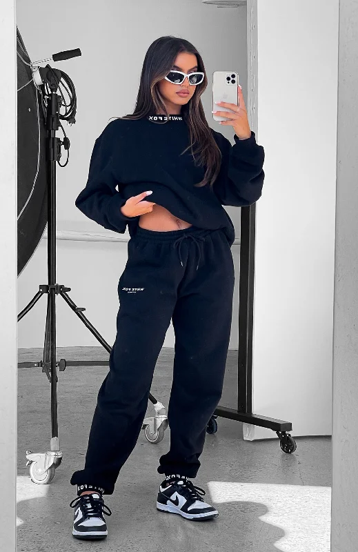 Season Sale Put It On Repeat Sweatpants Black