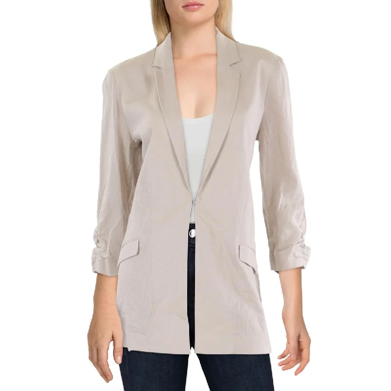 Unbeatable Deals Womens Linen Suit Separate One-Button Blazer