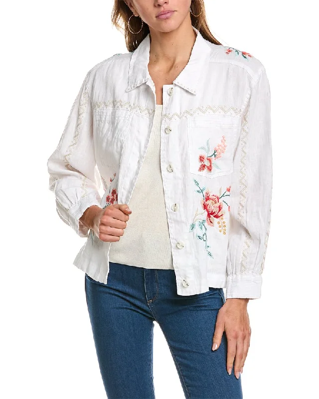 Best Sellers Johnny Was Petite Relaxed Linen Jacket