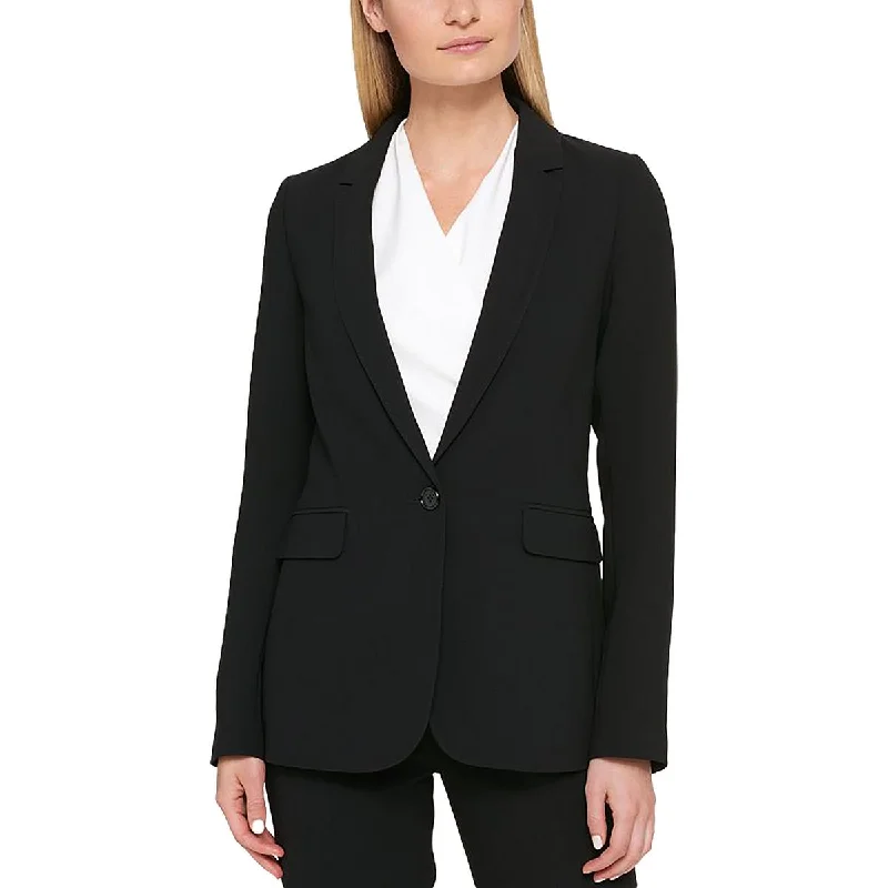 Fashion Sale Womens Satin Suit Separate One-Button Blazer