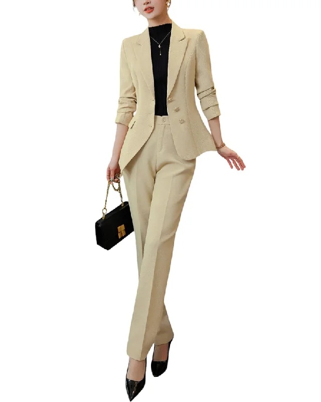 Hurry Before It's Gone Bossy Chic 2pc Blazer & Pant Set