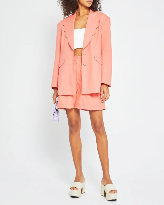 Graceful Cut Mare Blazer and Shorts Set