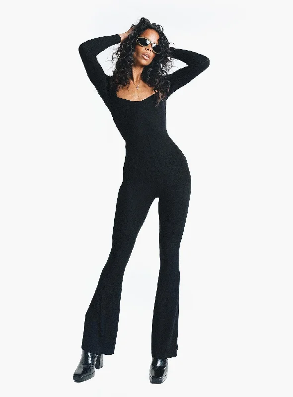 Snag Fabulous Fashion Bargains Devera Jumpsuit Black