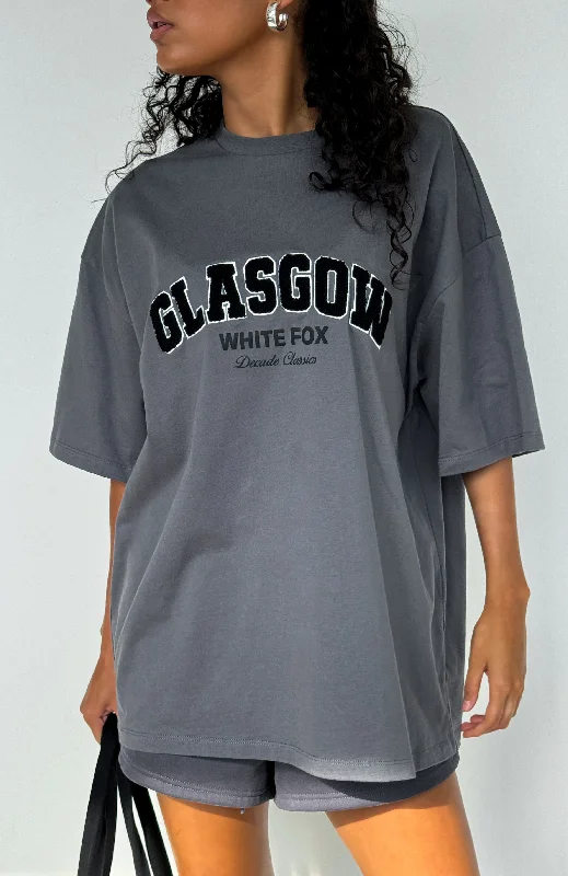 Parisian Effortless Chic Style Decade Classics Global Oversized Tee Volcanic