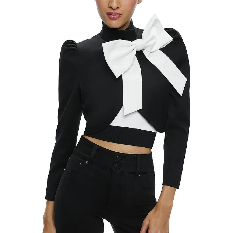 Effortless Style, Endless Impact Womens Bow Cropped Bolero