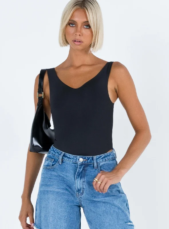 Chic Styles Jarocin Bodysuit Black