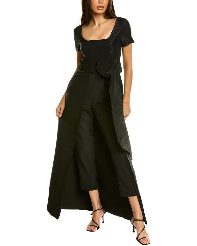 Stylish Looks Kay Unger Olympia Walk-Thru Jumpsuit