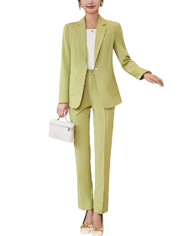 Limited Time Flash Sale Bossy Chic 2pc Blazer & Pant Set