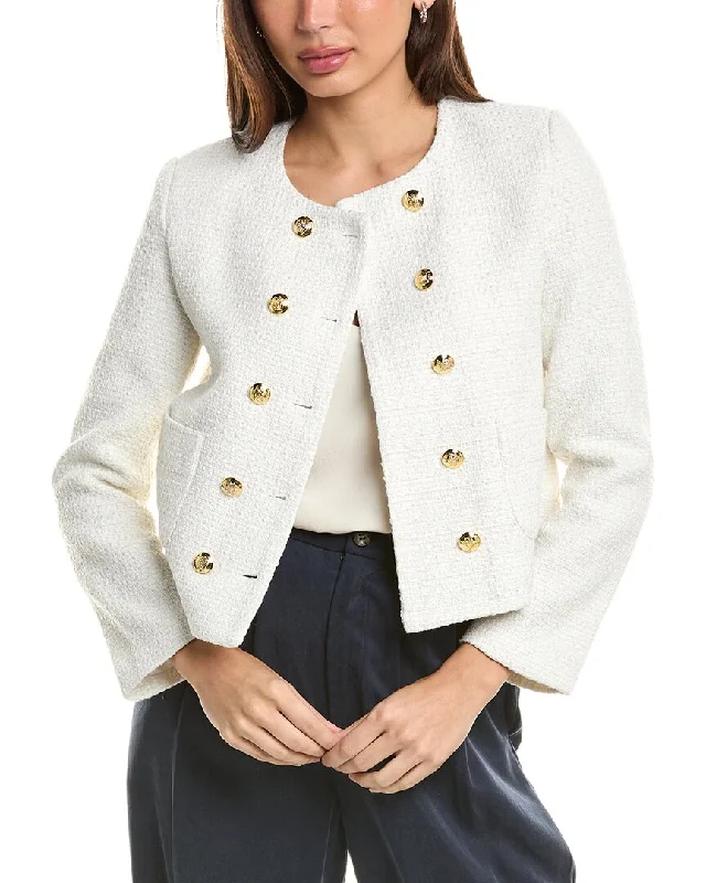 Fashion For Every Occasion Colette Rose womens  Jacket, l, White